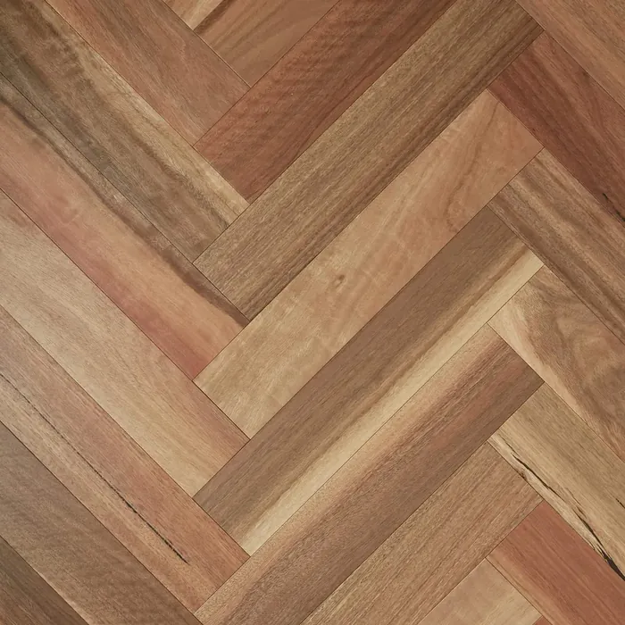 Zircon Spotted Gum Herringbone Engineered Timber 14/3mm